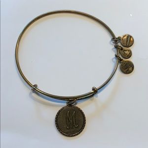 Gold “M” Alex and Ani Bracelet🍍